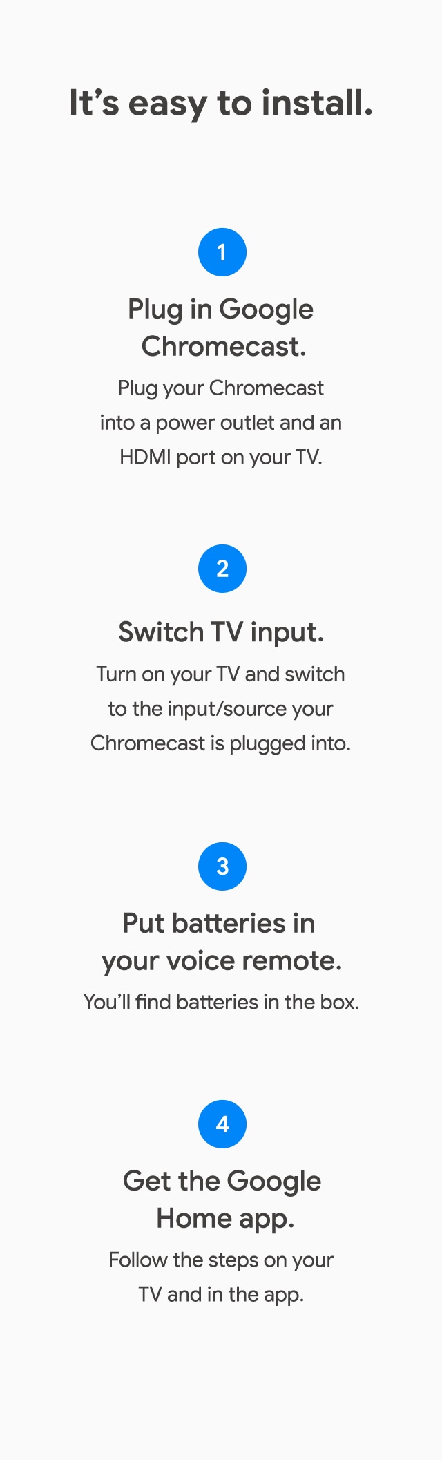 Features of the Google Chromecast 4K with Google TV